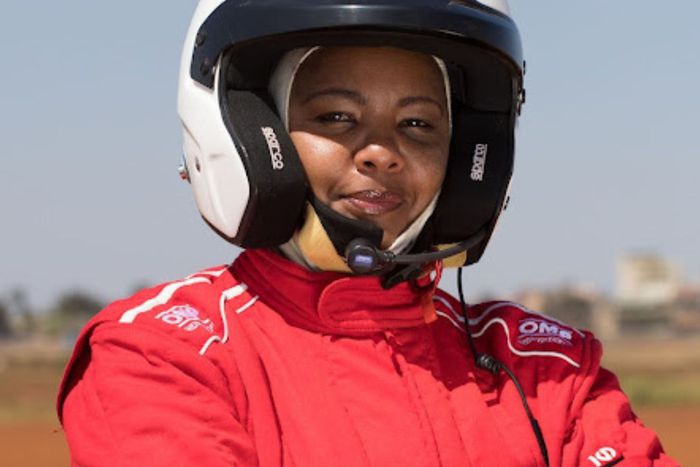 Female rally driver Pauline Sheghu