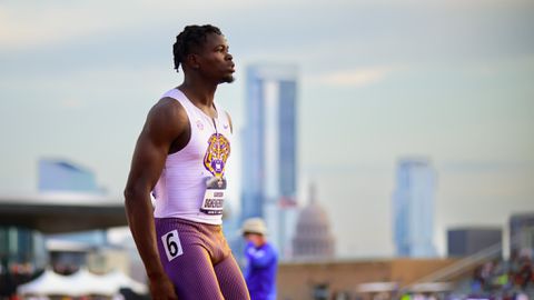 Godson Brume wins 100m silver medal, runs a blistering 9.90s at NCAA Championships