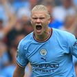 Manchester City striker Erling Haaland