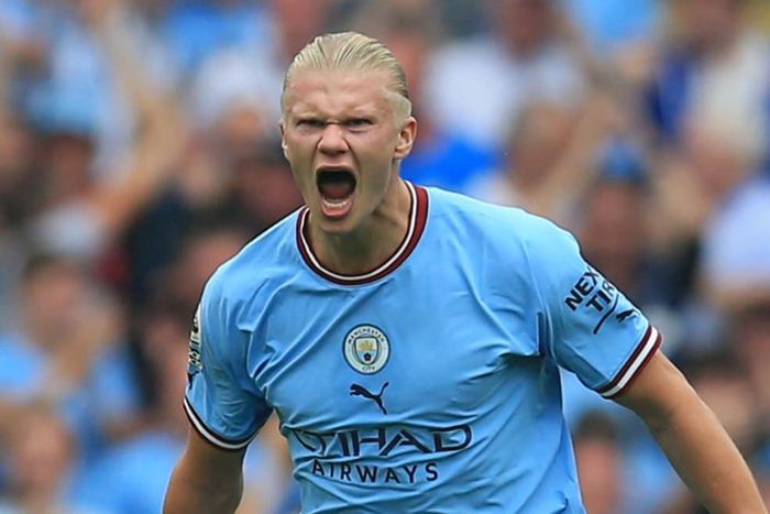 Manchester City striker Erling Haaland