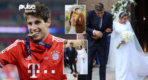 Ex-Bayern star weds girlfriend after 17 years relationship and 2 children