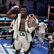 Hailed by WBC heavyweight champion Tyson Fury, Adeleye after victory against Bezus was supposed to contend for the vacant British heavyweight title.