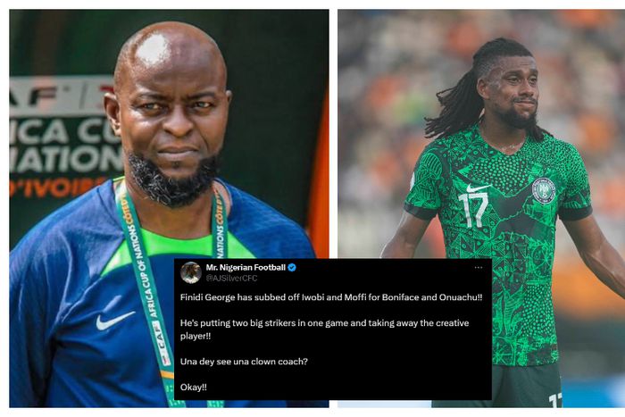 Nigerians question Finidi over Iwobi’s substitution