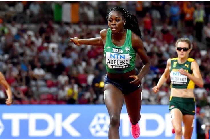 Irish-born Nigerian icon Rhasidat Adeleke.