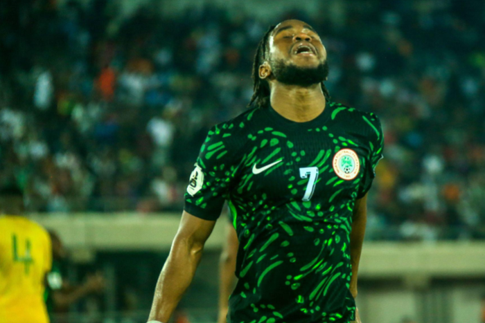 A distraught Ademola Lookman || Image credit: Imago