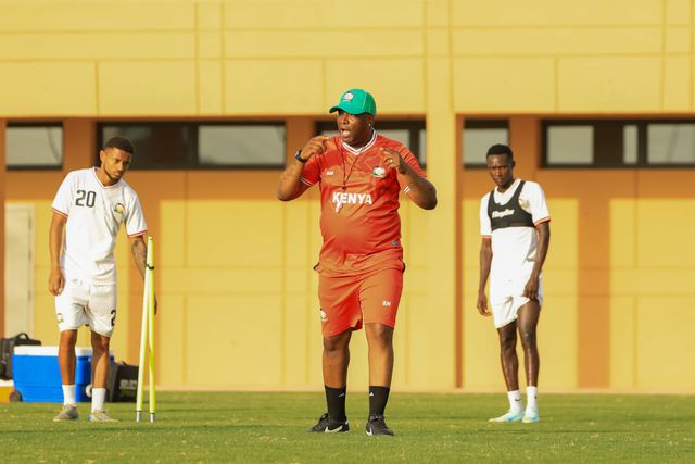 Harambee Stars coach Benni McCarthy has named his final CHAN 2024 squad.(Credit: FKF)