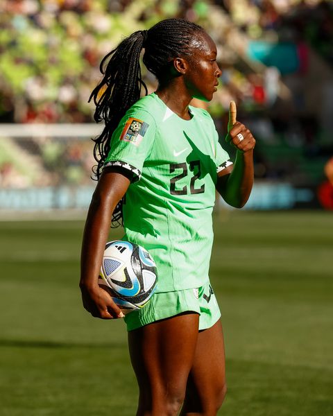Super Falcons of Nigeria star Michelle Alozie names Mario Balotelli, Edison Cavani, and Marta as her top three players of all time.