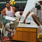 Nigerian Freak Giannis Antetokounmpo enjoys the offseason from the NBA with family, showing off football skills in Rio de Janeiro, Brazil.
