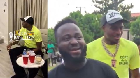 Victor Osimhen in Magodo: Super Eagles star orders Amala to celebrate Sallah