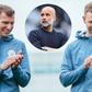 Pep Linders, James French, Pep Guardiola.
