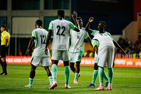 Akor Adams scores for Super Eagles || imago