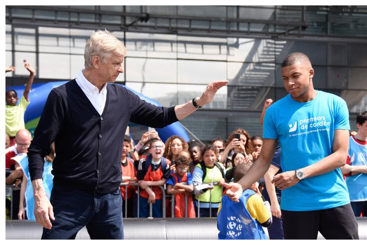 Wenger defends Mbappe