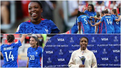 France 5-1 Italy: Grace Geyoro scores a first-half hat-trick as