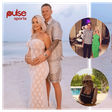 Jordan Pickford and his wife Megan, expecting a second child