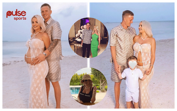 England goalkeeper Jordan Pickford and wife Megan shows snaps, expecting their second child