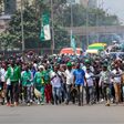 Gor Mahia fans ahead of a Premier League match.