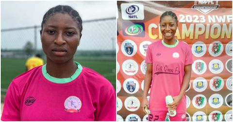 Ekiti Queens goalkeeper can 'save your relationship' as she made heroics saves