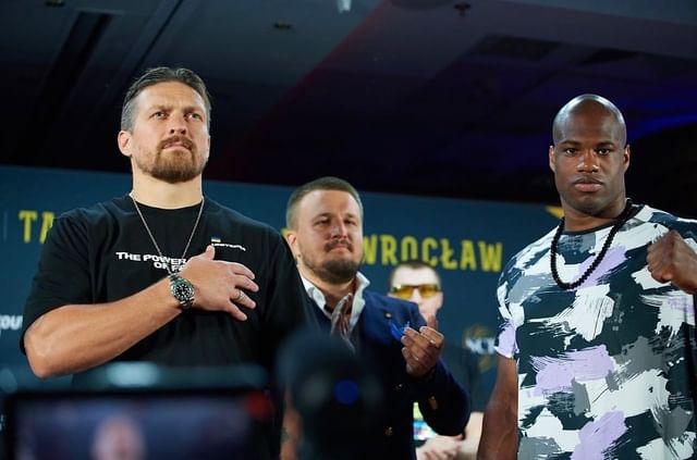 Usyk claims that his ability to continue his illustrious boxing career is due to the Ukrainian people's contributions to the war effort.