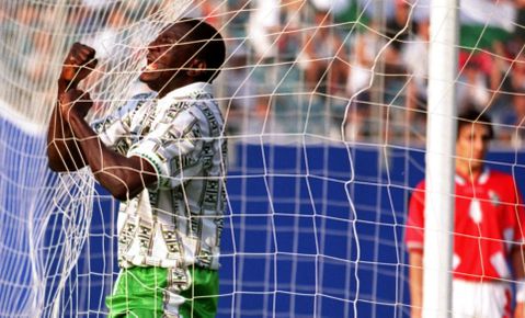 Rashidi Yekini is the all-time record goalscorer for Nigeria's Super Eagles