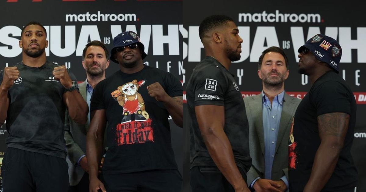 Anthony Joshua dismisses Deontay Wilder ahead of Dillian Whyte rematch ...