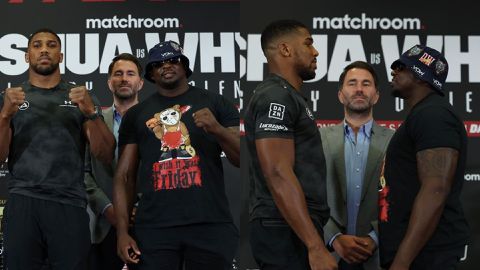Anthony Joshua dismisses Deontay Wilder ahead of Dillian Whyte rematch