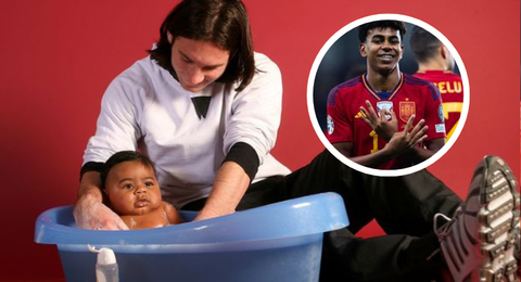 Lionel Messi blessed Lamine Yamal by bathing him as a baby