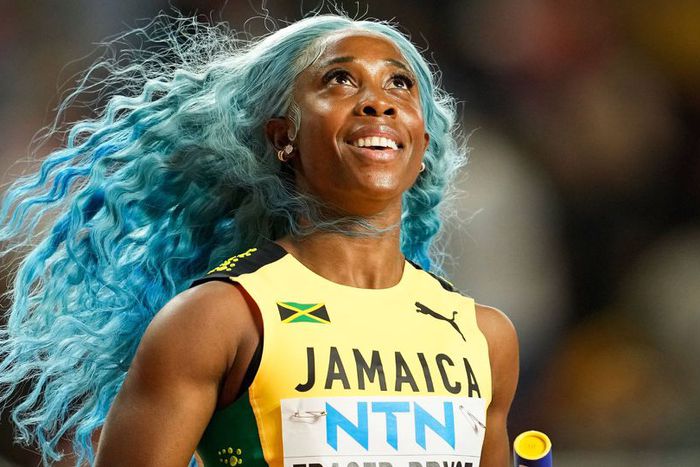 Jamaican sprint legend Shelly-Ann Fraser-Pryce.