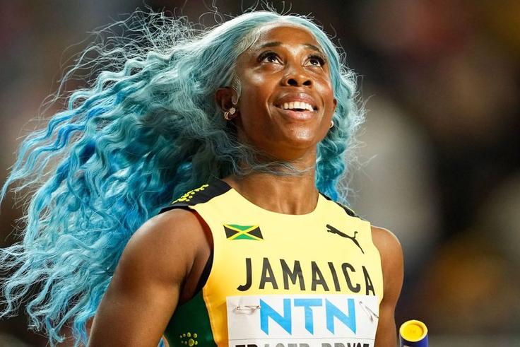 Jamaican sprint legend Shelly-Ann Fraser-Pryce.