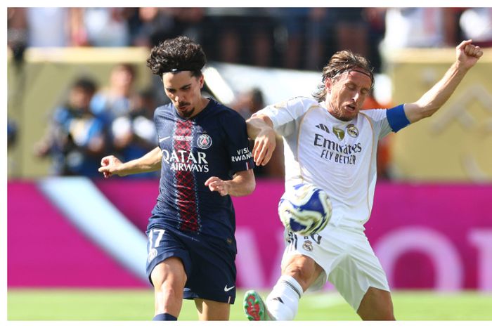 PSG star Vitinha speaks highly of Real Madrid legend Modric