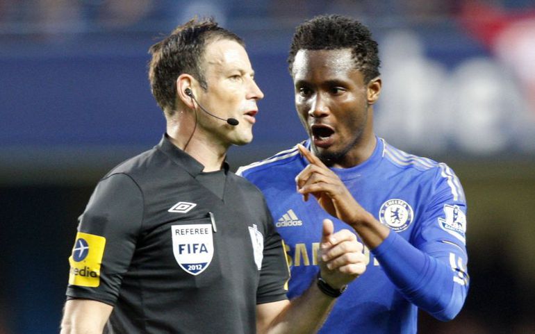 Mark Clattenburg opens up on John Obi Mikel racism accusation