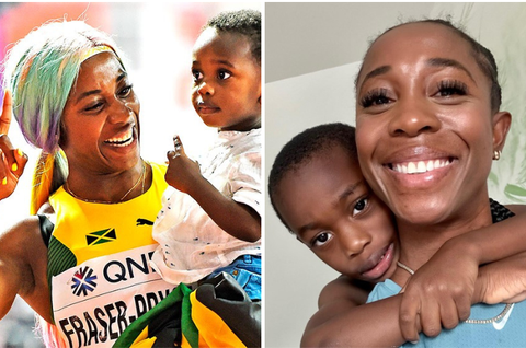 Shelly-Ann Fraser-Pryce reveals the inspiration behind her son's name Zyon