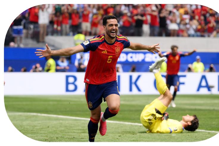 2026 World Cup: Merino strikes again as Spain down Belgium to set up semi-final against France