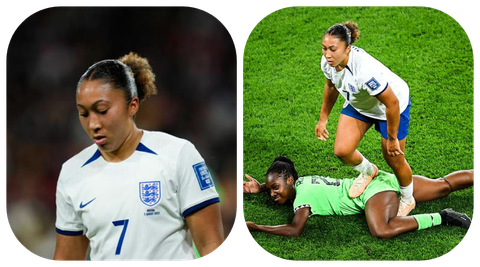 Lauren James: FIFA bans England star for stamping on Michelle Alozie