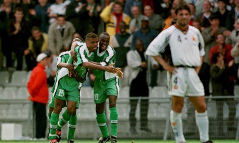 VIDEO: Remembering Nigeria's greatest World Cup goal by Super Eagles legend Sunday Oliseh