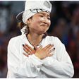 An emotional Ami moments after making Breaking history for Japan in Paris 2024. (Photo Credit: Olympics/X)