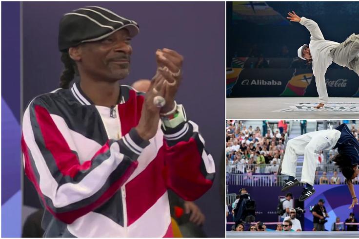 Snoop Dogg was present to declare open the latest Olympic sport - Breaking in Paris 2024.