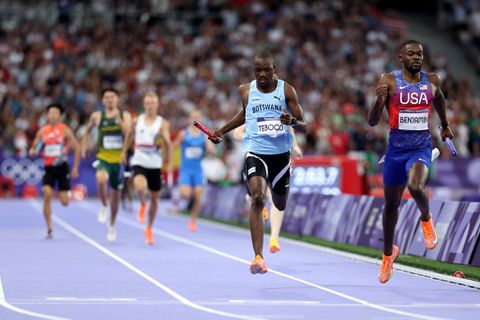 Paris 2024: Letsile Tebogo records second-fastest split time in history as he anchors Botswana to 4x400m Olympic silver