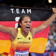 Yemisi Ogunleye wins Gold for Germany at the Olympics