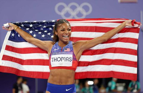 Gabby Thomas ends Paris 2024 Olympics as the queen of athletics with three GOLD medals