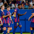 FC Barcelona celebrates the 1-0 during the Joian Gaper Trophy match between FC Barcelona and Como 1907  || Image credit: Imago