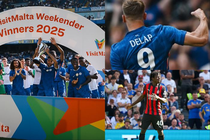 Liam Delap outshines Victor Eletu as Chelsea destroys AC Milan 4-1 in a preseason friendly.