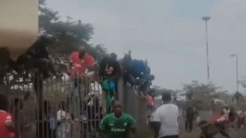 HT Report: Hundreds of Fans Jump Fence to Access Kasarani Stadium as Kenya Lead Morocco in CHAN Clash