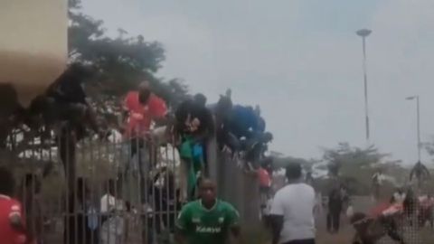 HT Report: Hundreds of Fans Jump Fence to Access Kasarani Stadium as Kenya  Lead Morocco in CHAN Clash | Pulse Sports Kenya