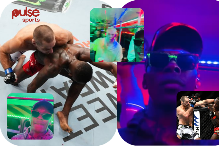 Adesanya seen partying after losing his UFC title