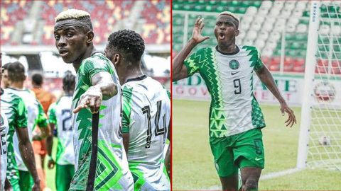 Best in the world! Nigerians react as Osimhen opens scoring against Sao Tome