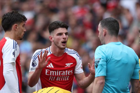 Did Declan Rice deserve his red card? Panel review Arsenal star's dismissal