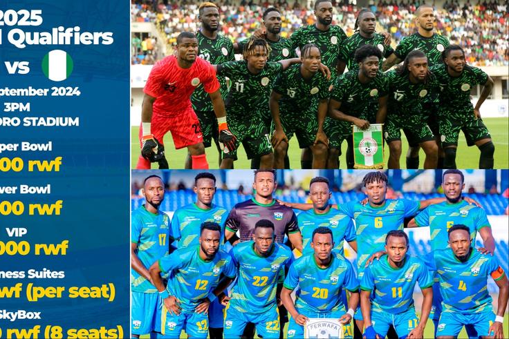 Fans will have to pay an excess of ₦1 million naira to enjoy the AFCON 2025 qualifier between the Super Eagles of Nigeria and Amavubi of Rwanda in Kigali
