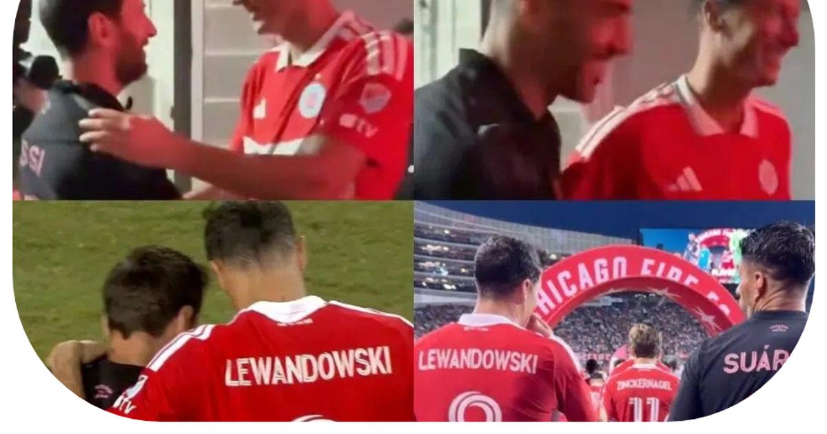 Legendary Linkup! Barcelona icons Messi, Suarez, Lewandowski share ...