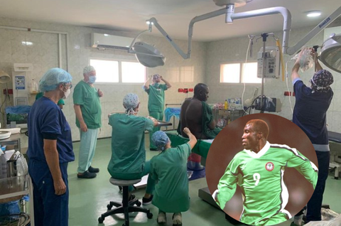 Former Super Eagles star performs free surgeries for Nigerians