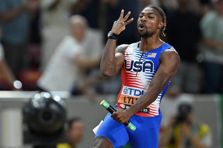 Noah Lyles brags on being the stronghold in the men's 200m event